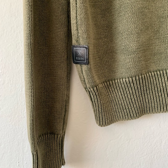 Roark Revival Komandir Sweater Army Green Size Small - Picture 8 of 10